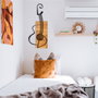 Wallity Gitar Escultura de pared Negro y Nogal